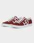 HEED NYC Men's Classic Red Wine Vegan Leather Sneaker
